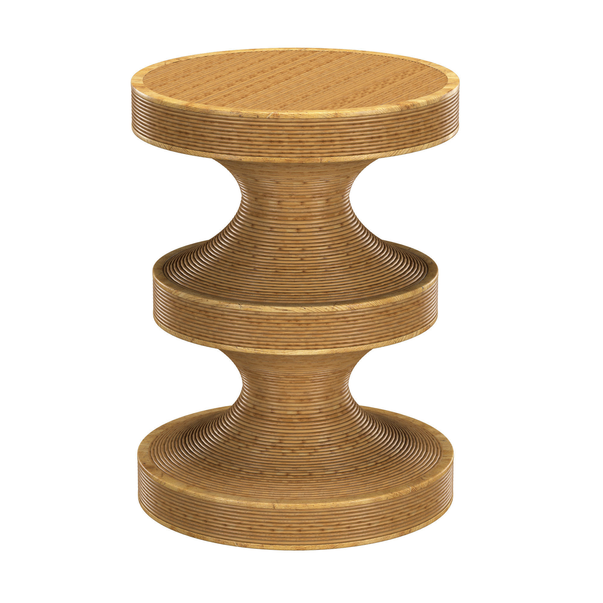 RATTAN BISHOP side table 3D model_1