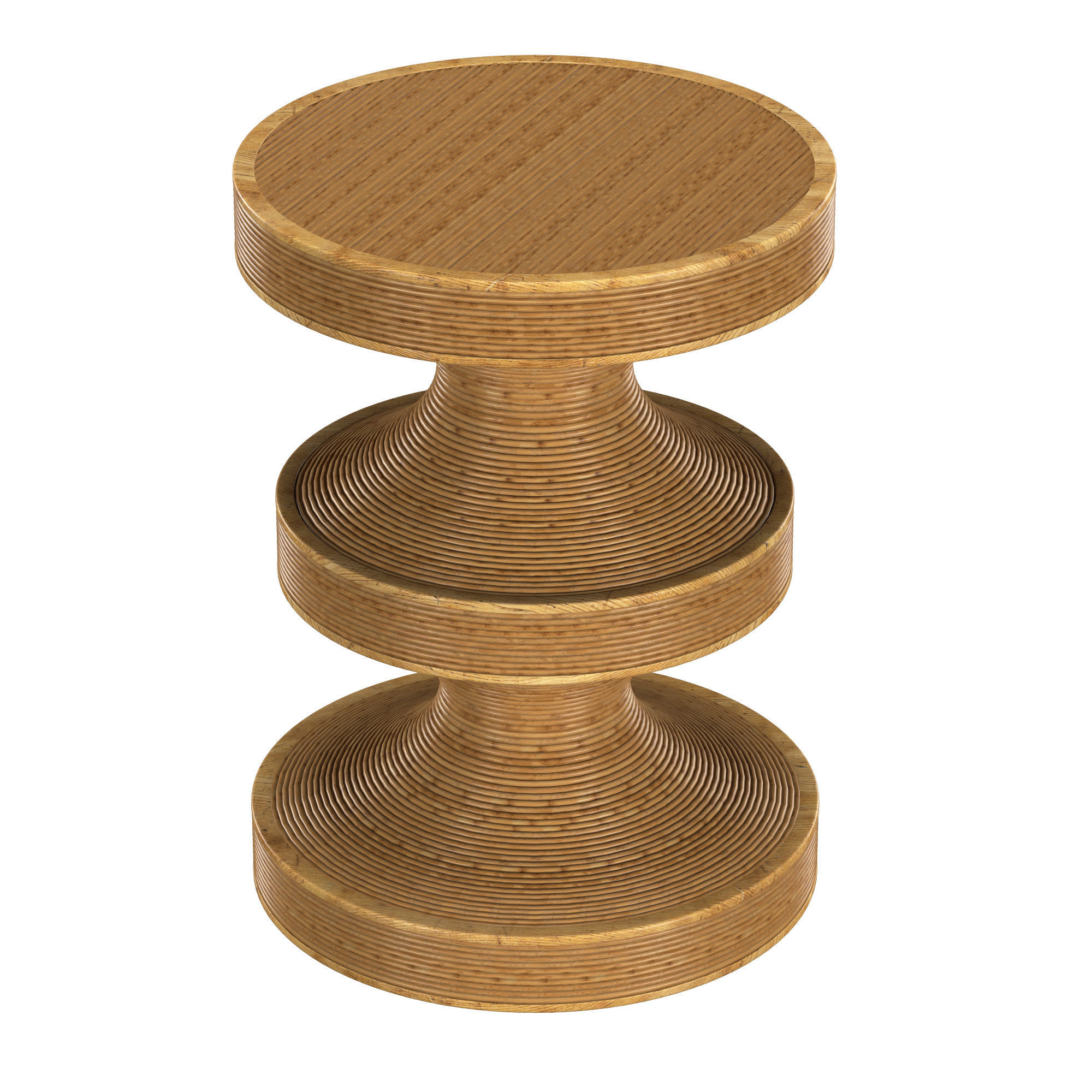 RATTAN BISHOP side table 3D model_3