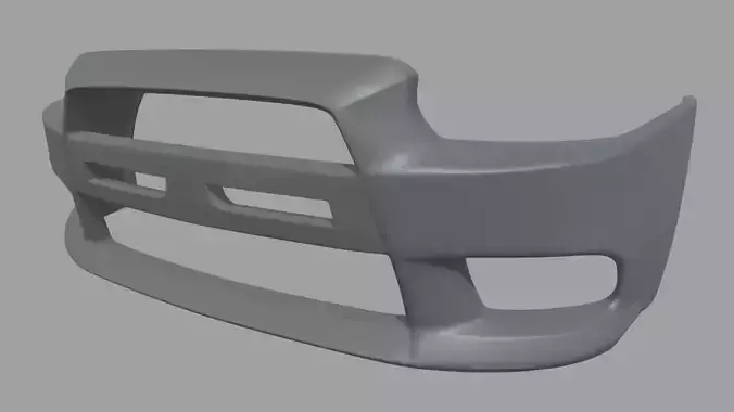 Front Bumper Mitsubishi Lancer Evolution Low-poly 3D model