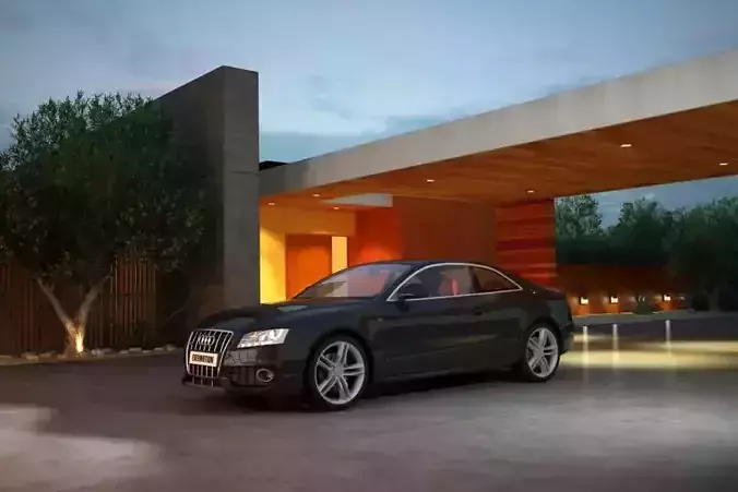 Black A6 Coupe With 20 Rims Sport