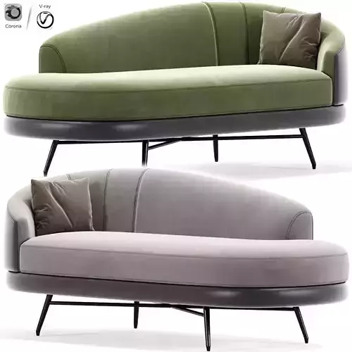 Carmela Chaise Lounge 3D model