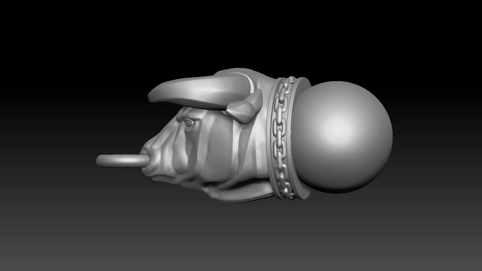 Pendant Taurus 3D print model_15