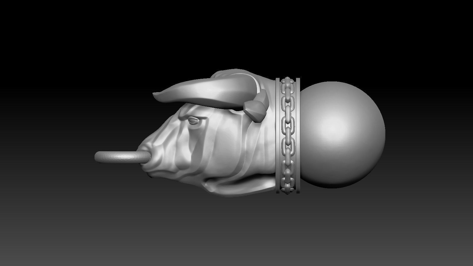 Pendant Taurus 3D print model_14