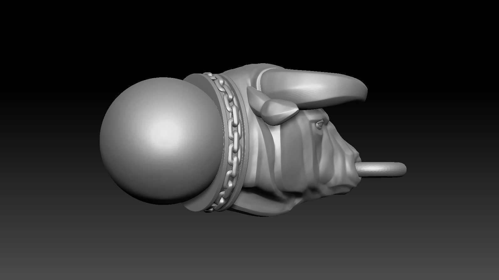 Pendant Taurus 3D print model_20