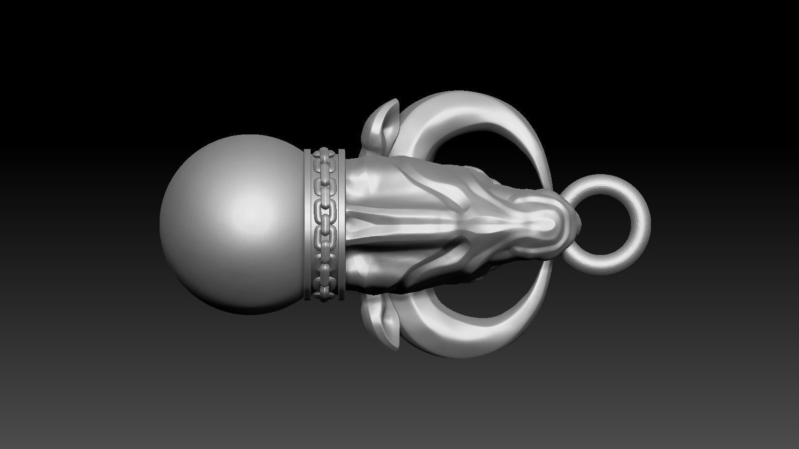 Pendant Taurus 3D print model_24