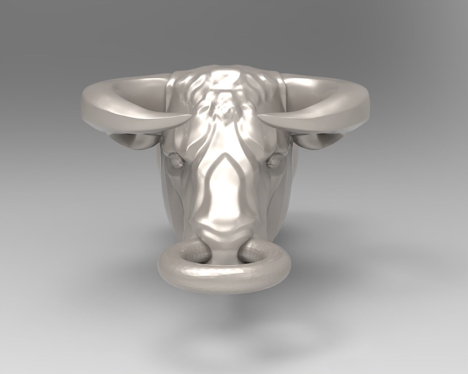Pendant Taurus 3D print model_1