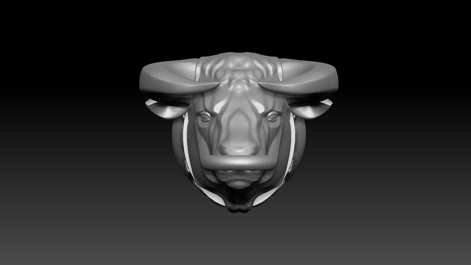 Pendant Taurus 3D print model_10