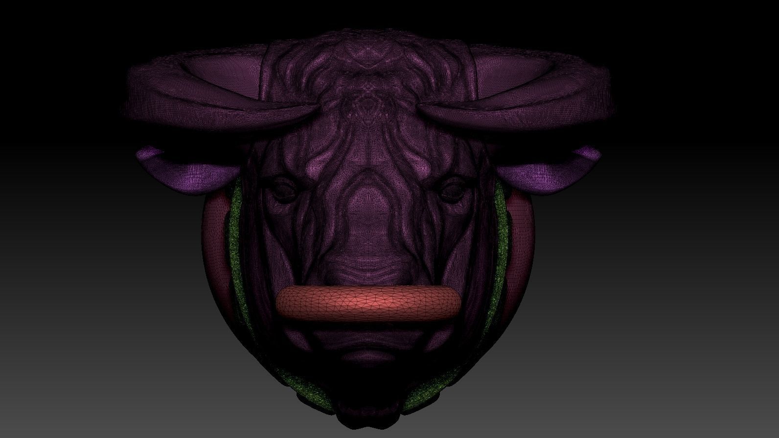 Pendant Taurus 3D print model_29