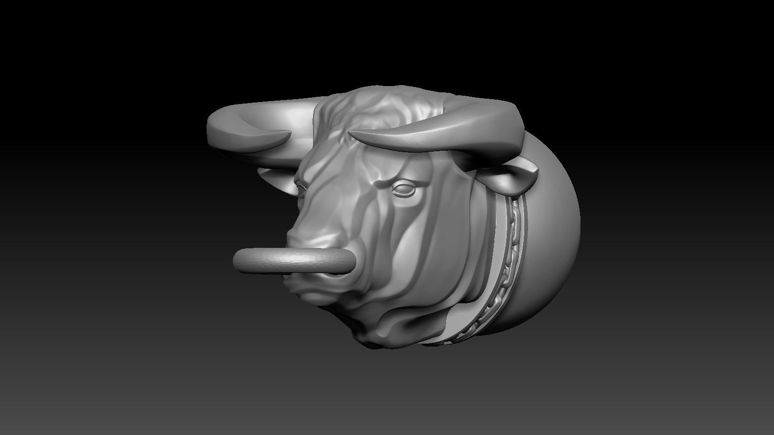Pendant Taurus 3D print model_11