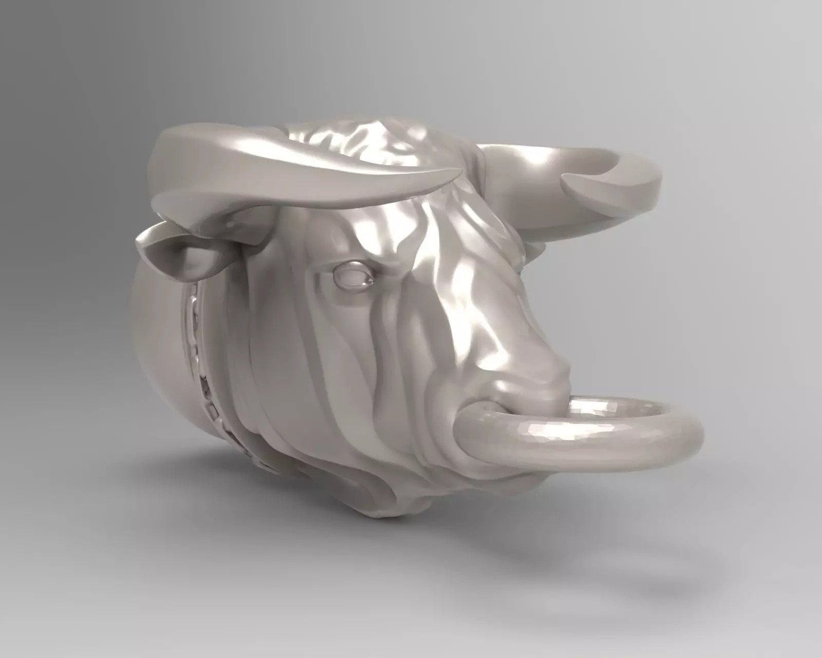 Pendant Taurus 3D print model_0