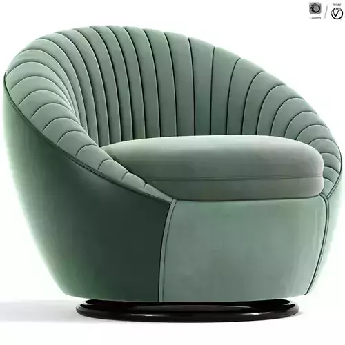 Toswin Rotatable Velvet Upholstered Strip Recliner