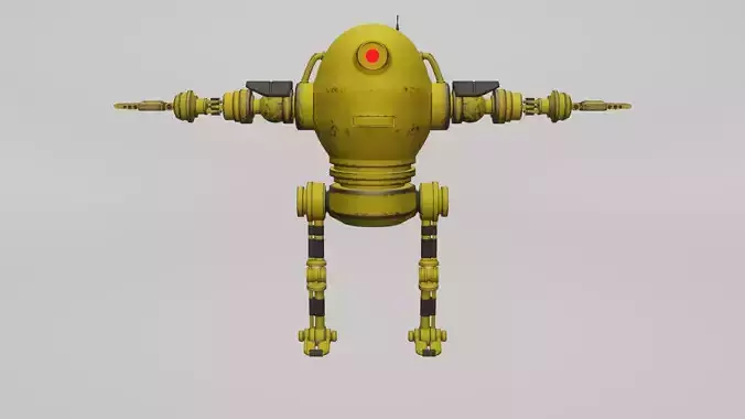 Robot with arms and legs