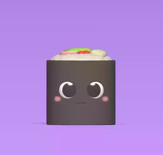 Sushi Roll 3D print model