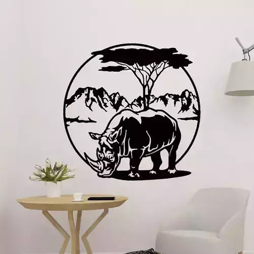Rhino Panel Decor