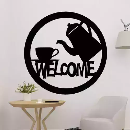 Welcome Coffee Decor
