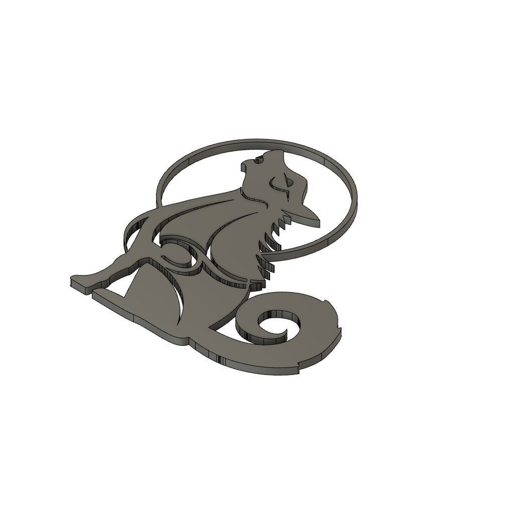 Wolf Wall Decor  3D print model_1