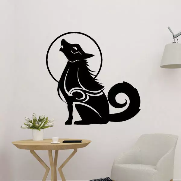 Wolf Wall Decor  3D print model_0