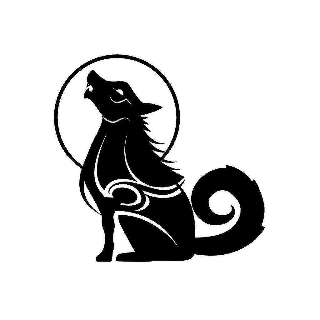 Wolf Wall Decor  3D print model_2