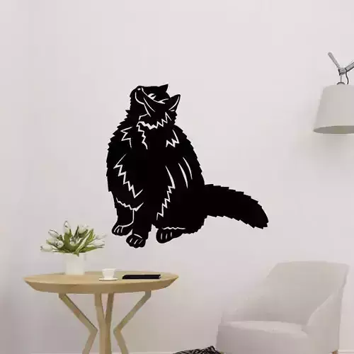 Cat 2D Decor Wall 