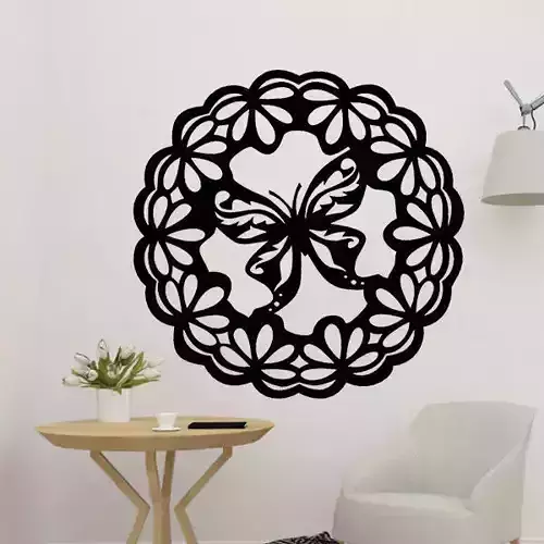 Butterfly Witth Wreath