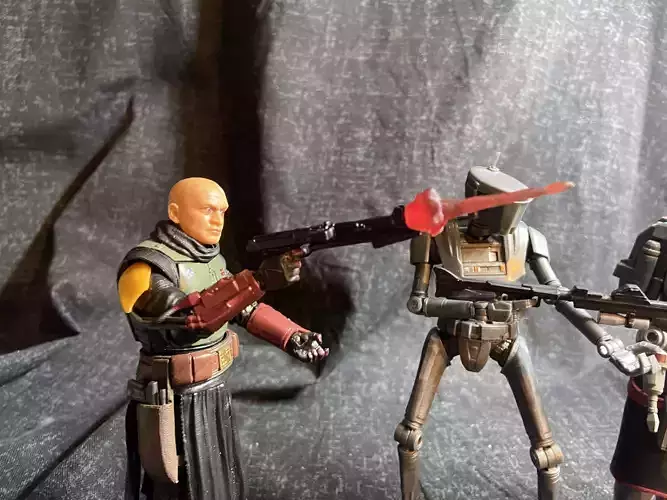 Clone trooper weapon effects