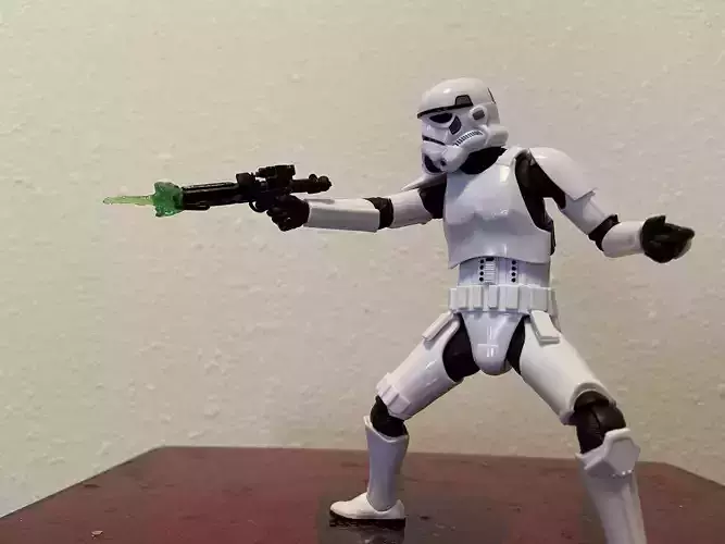 Blaster effects for standard round ended weapons 3D print model