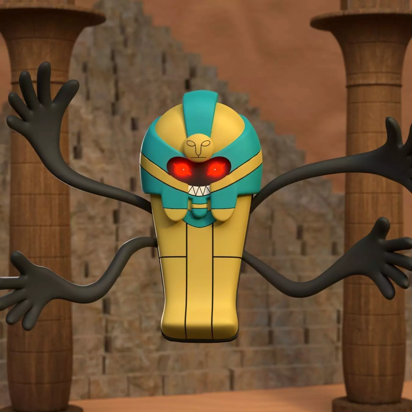 Pokemon Cofagrigus 3D print model_0