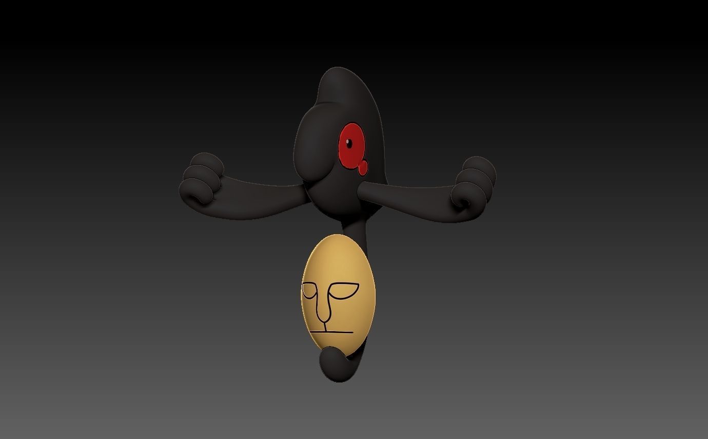 Pokemon Yamask evolution pack 3D print model_3