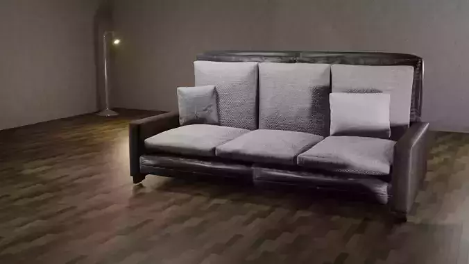 Couch leather sofa