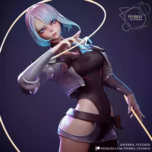 Lucy from Cyberpunk Edgerunners 3D print model