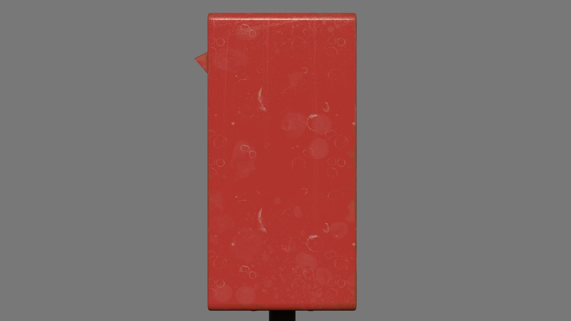 Royal Mailbox Low-poly 3D model_17