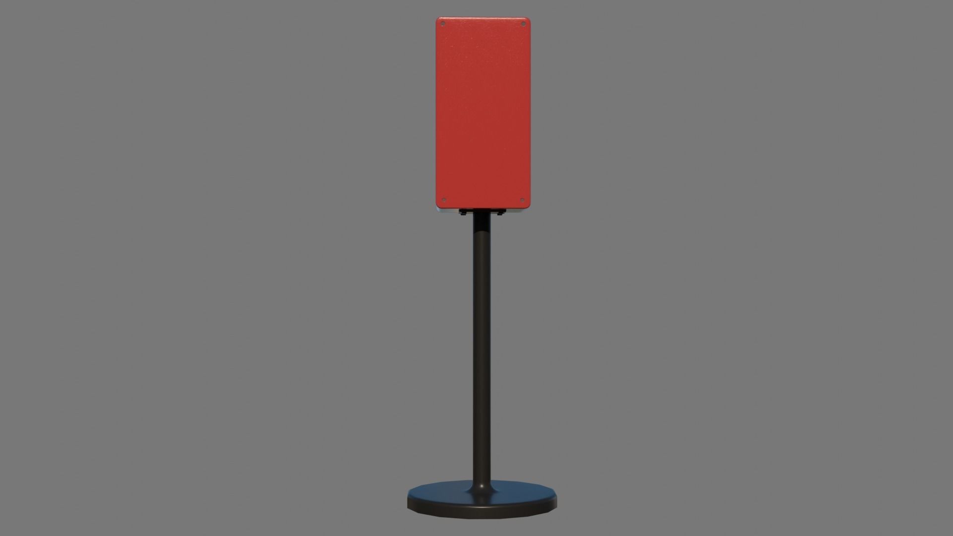 Royal Mailbox Low-poly 3D model_12