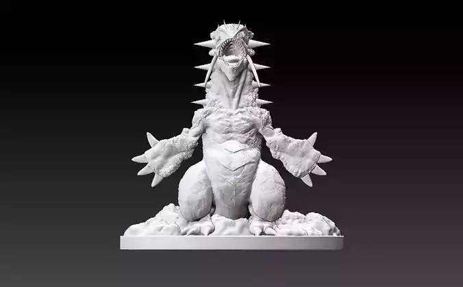 Groudon Pokemon Kaijuu - Fbx - OBJ - STL