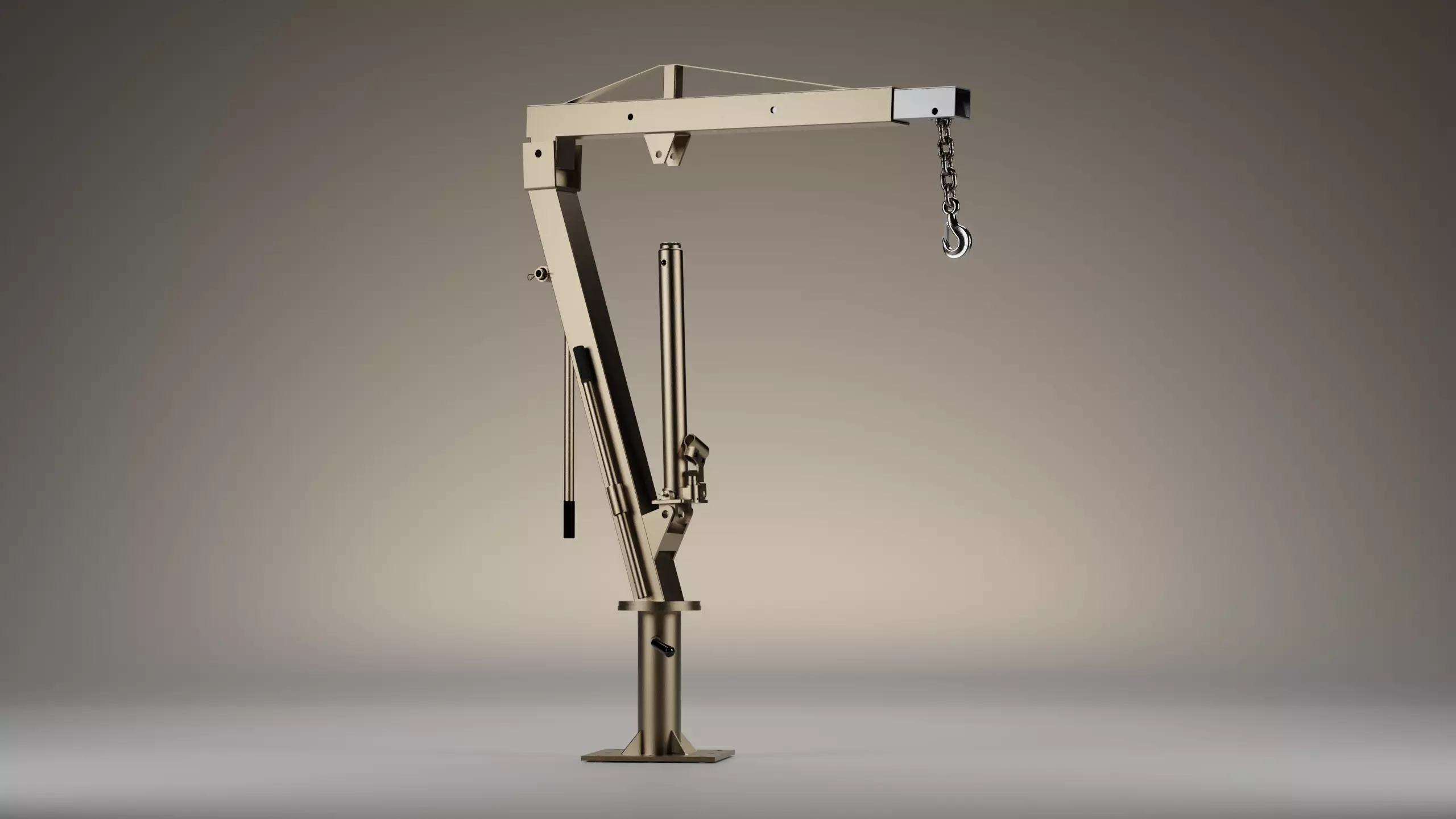 Hydraulic Crane - truck - 3D MODEL 3D model_0