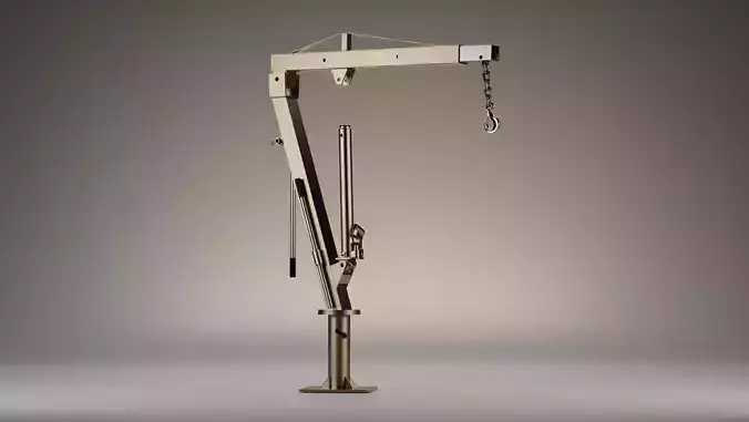 Hydraulic Crane - truck - 3D MODEL