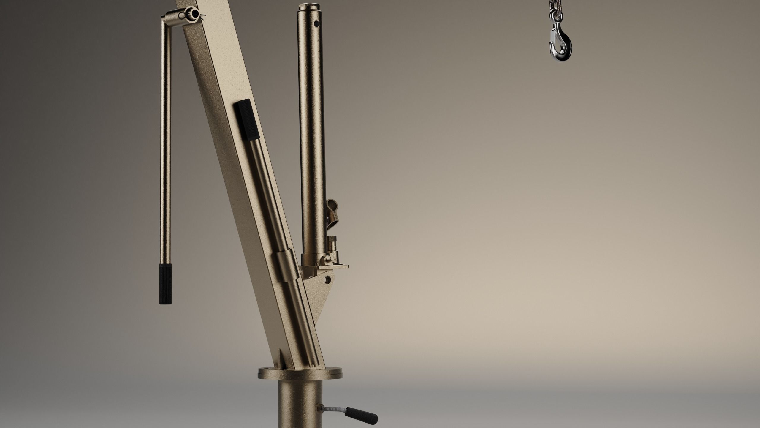 Hydraulic Crane - truck - 3D MODEL 3D model_1