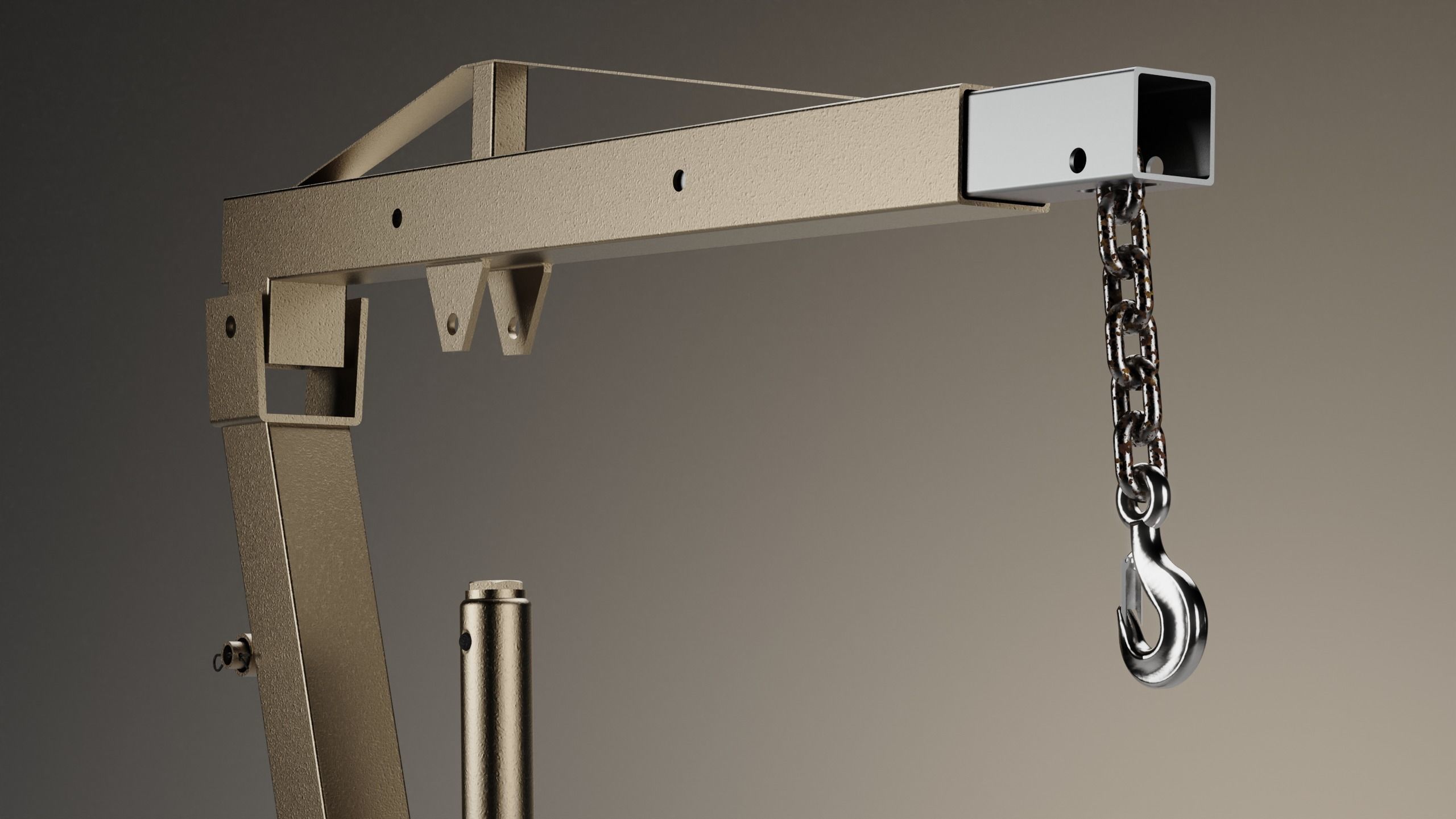 Hydraulic Crane - truck - 3D MODEL 3D model_10