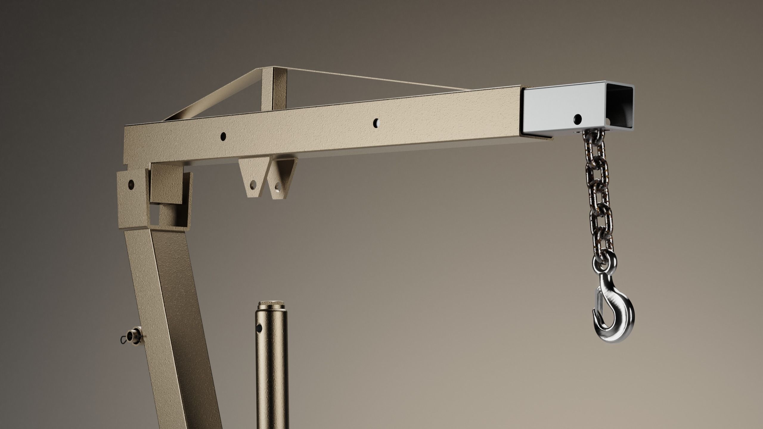 Hydraulic Crane - truck - 3D MODEL 3D model_9