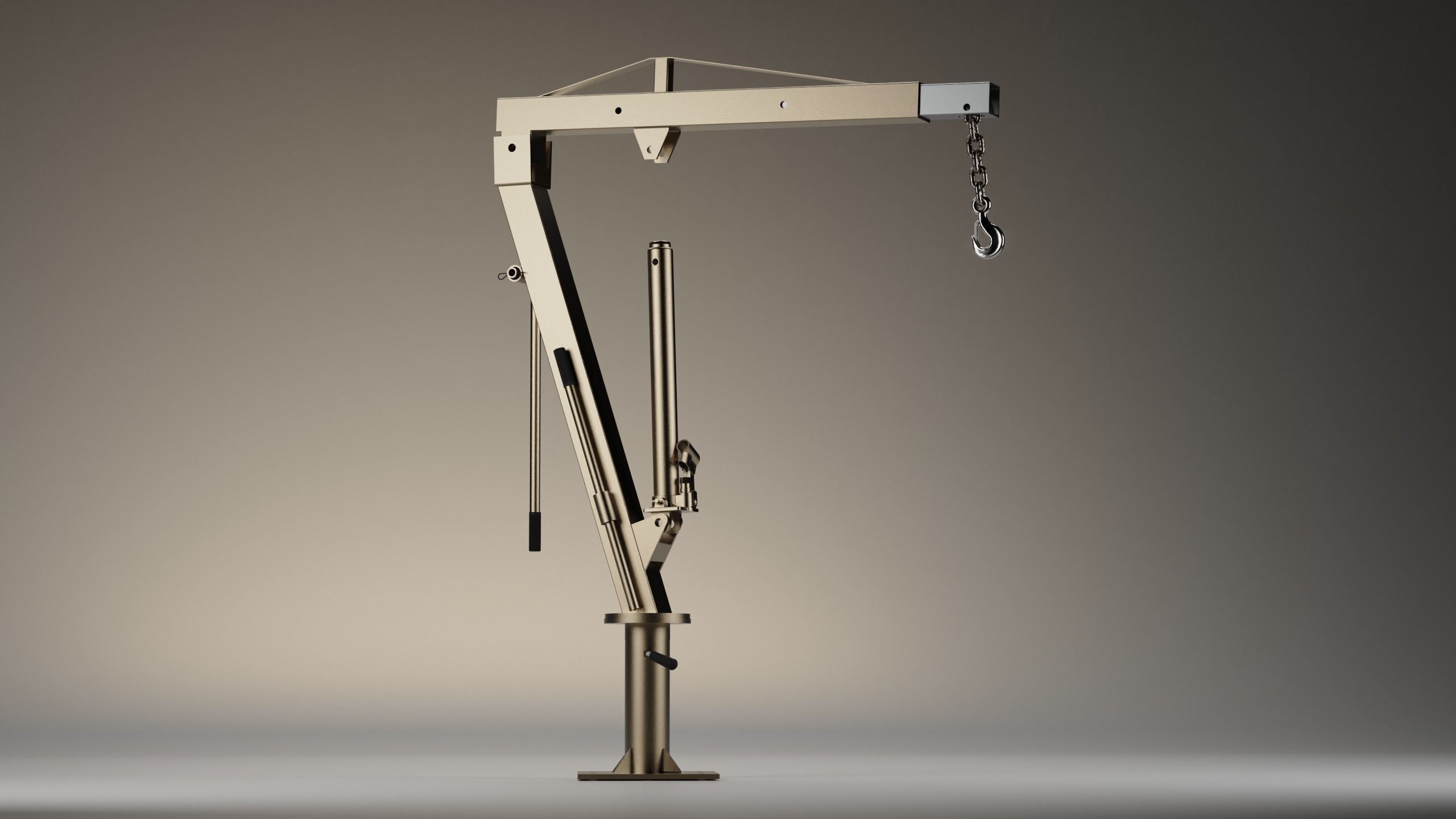Hydraulic Crane - truck - 3D MODEL 3D model_12