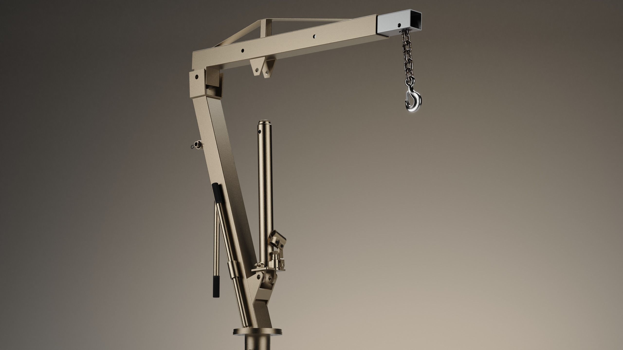 Hydraulic Crane - truck - 3D MODEL 3D model_11