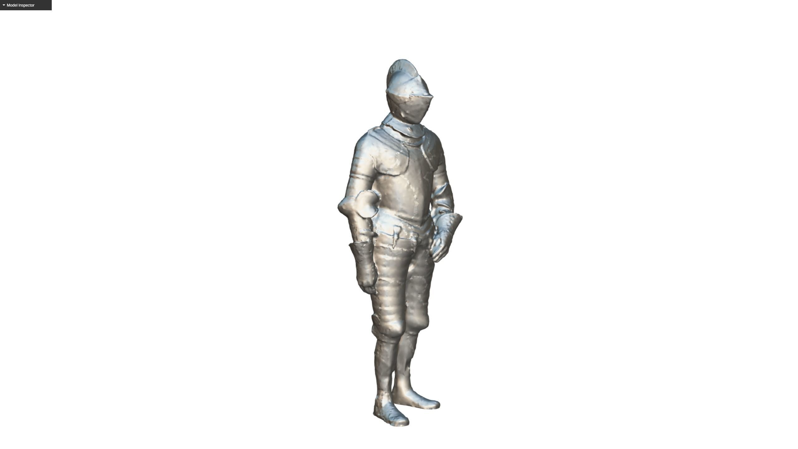 Decorative Knight Armor Suit Scan Free 3D model_24