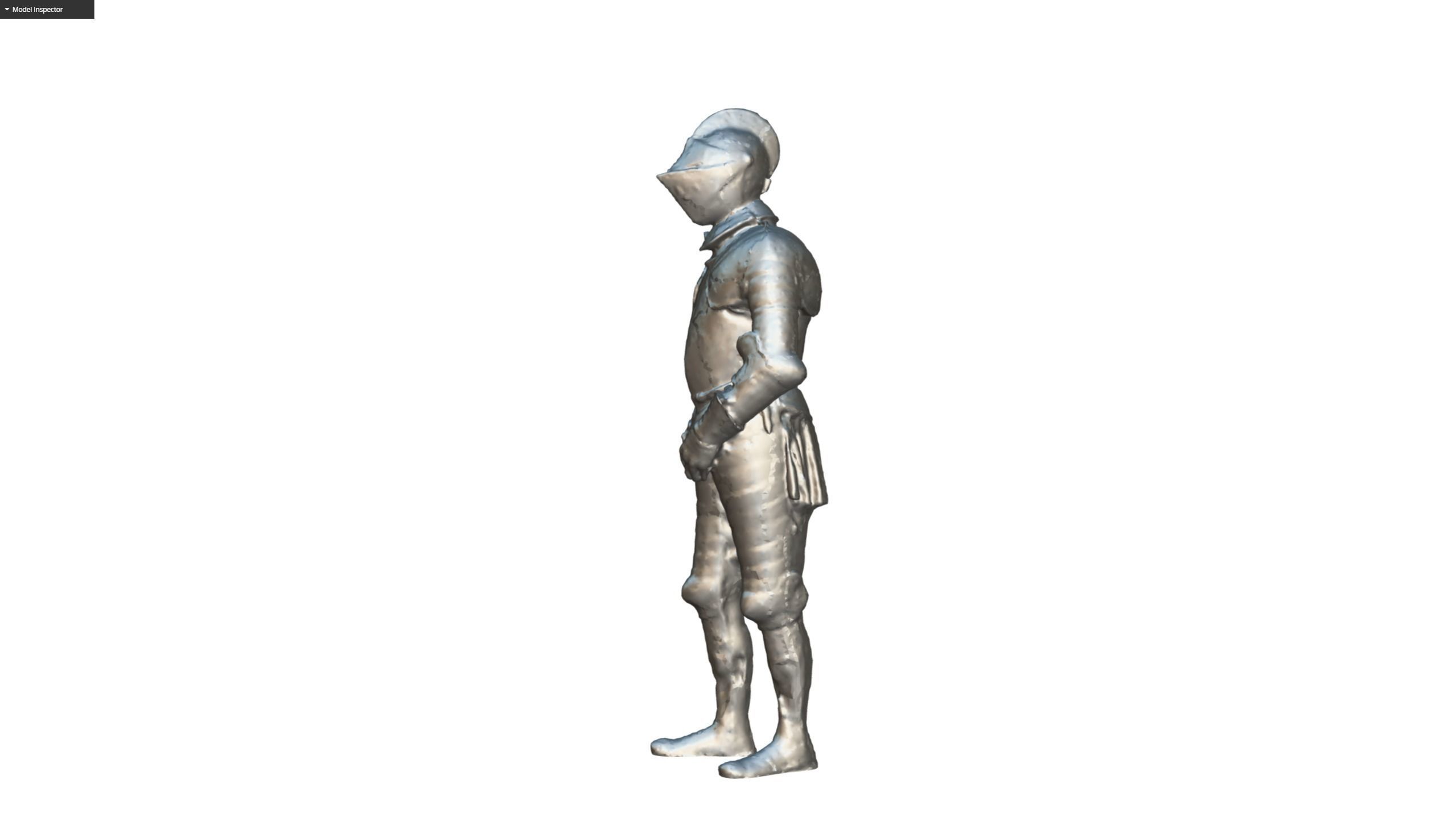 Decorative Knight Armor Suit Scan Free 3D model_20