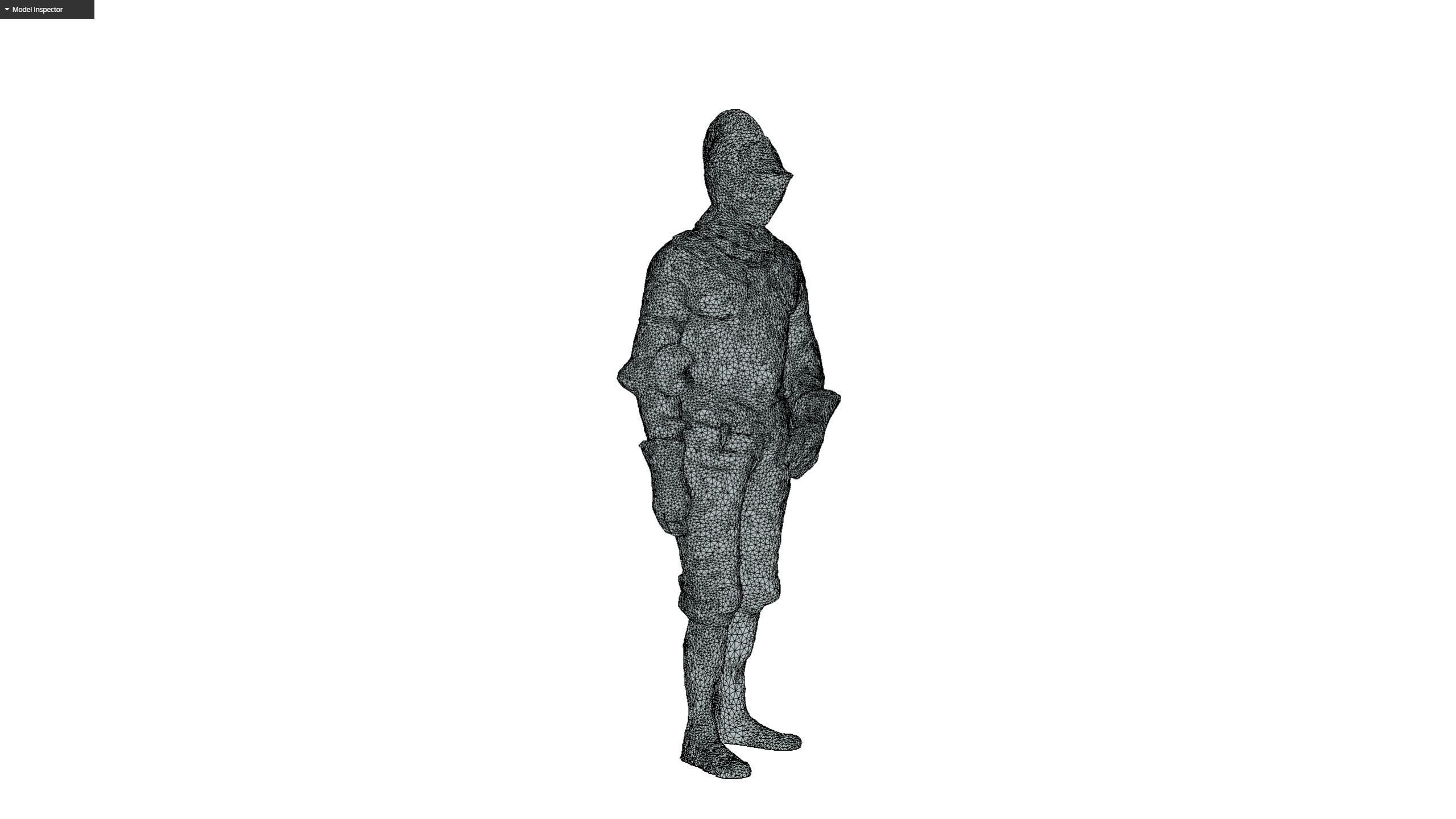 Decorative Knight Armor Suit Scan Free 3D model_17