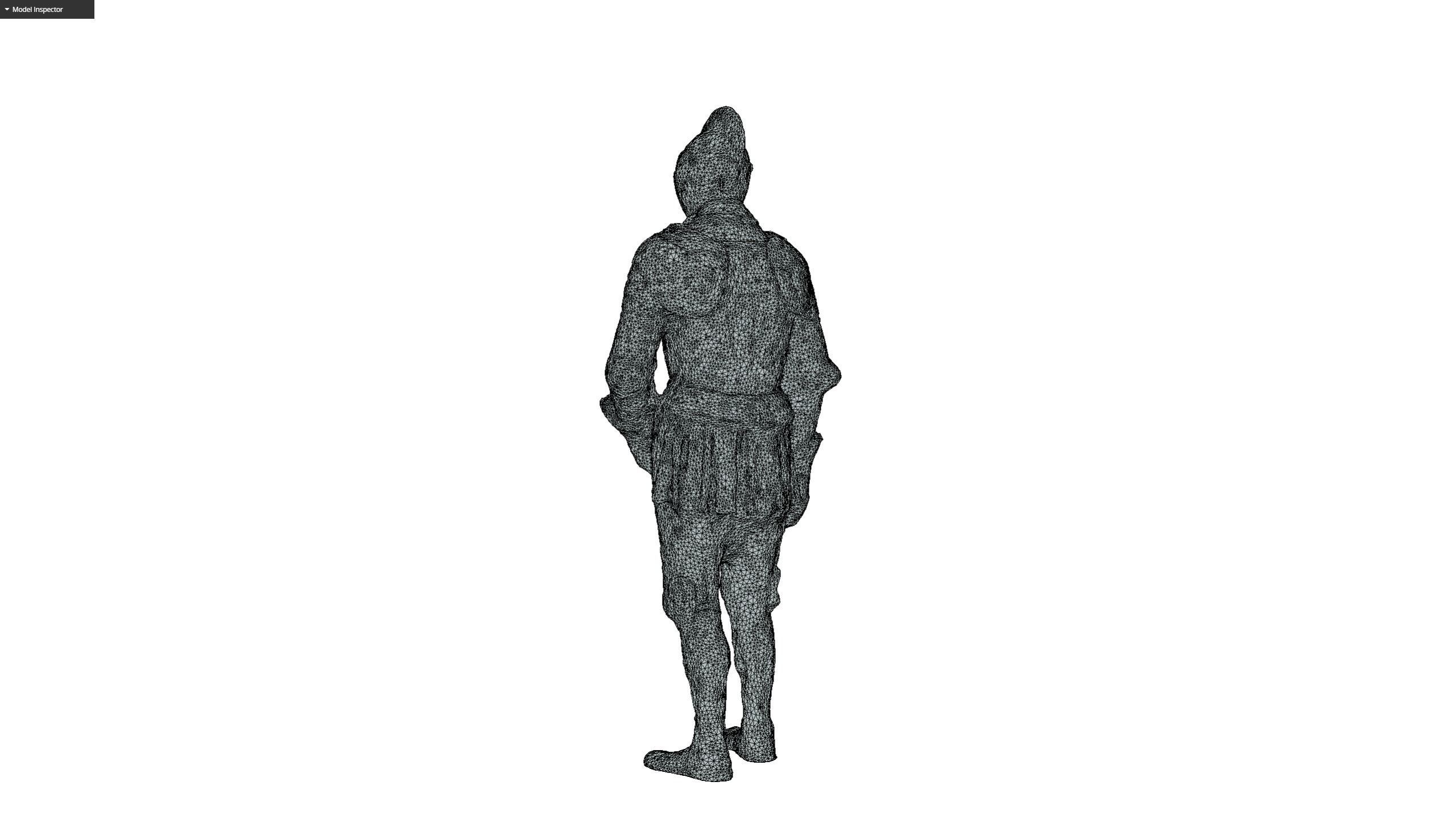 Decorative Knight Armor Suit Scan Free 3D model_15