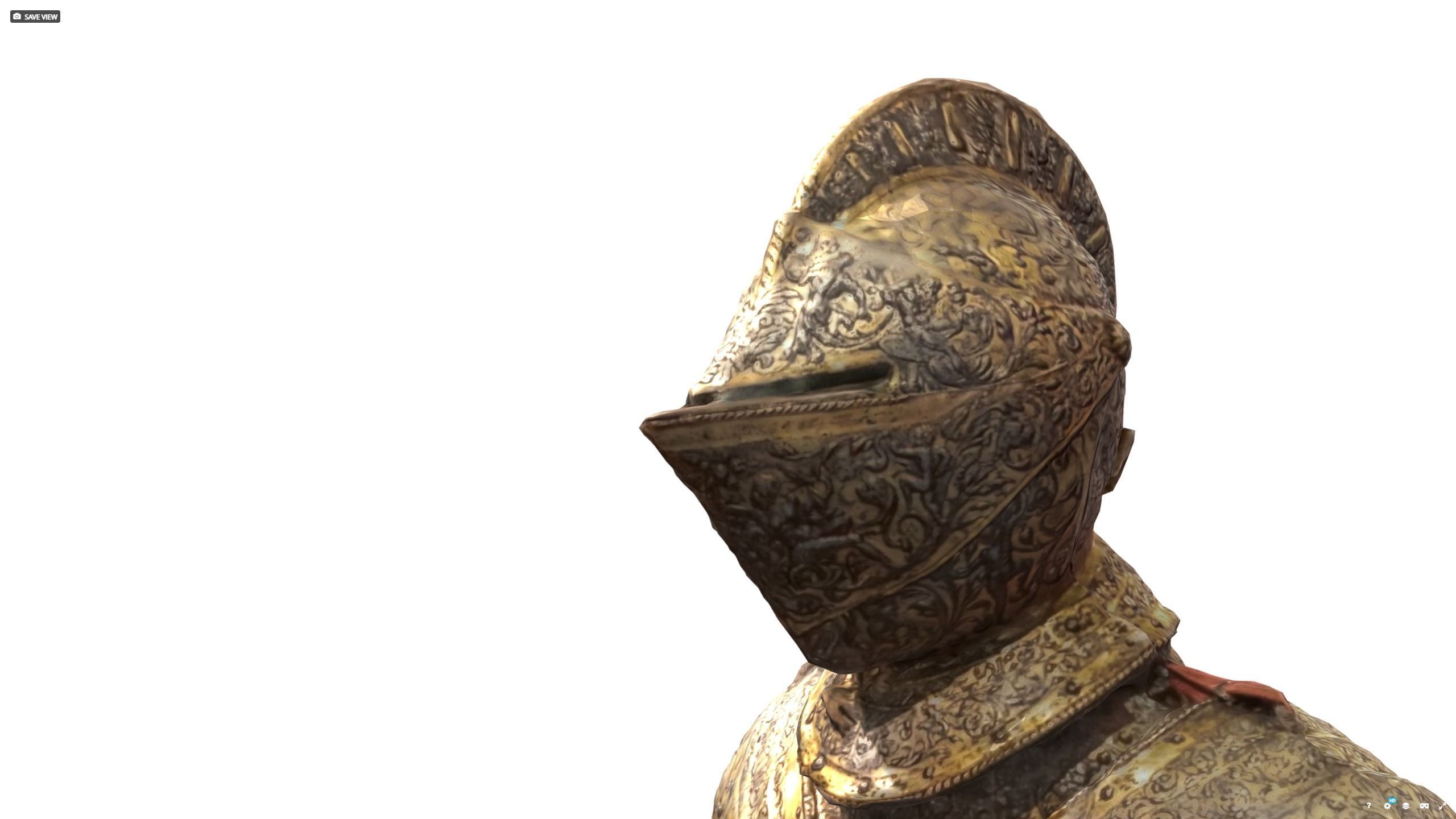 Decorative Knight Armor Suit Scan Free 3D model_6