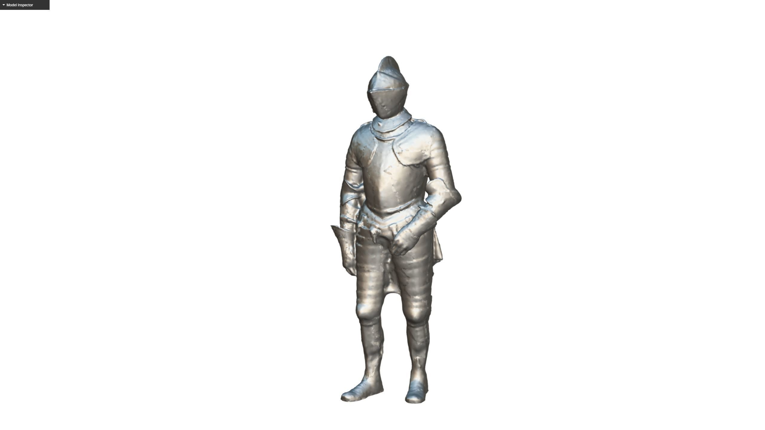 Decorative Knight Armor Suit Scan Free 3D model_19