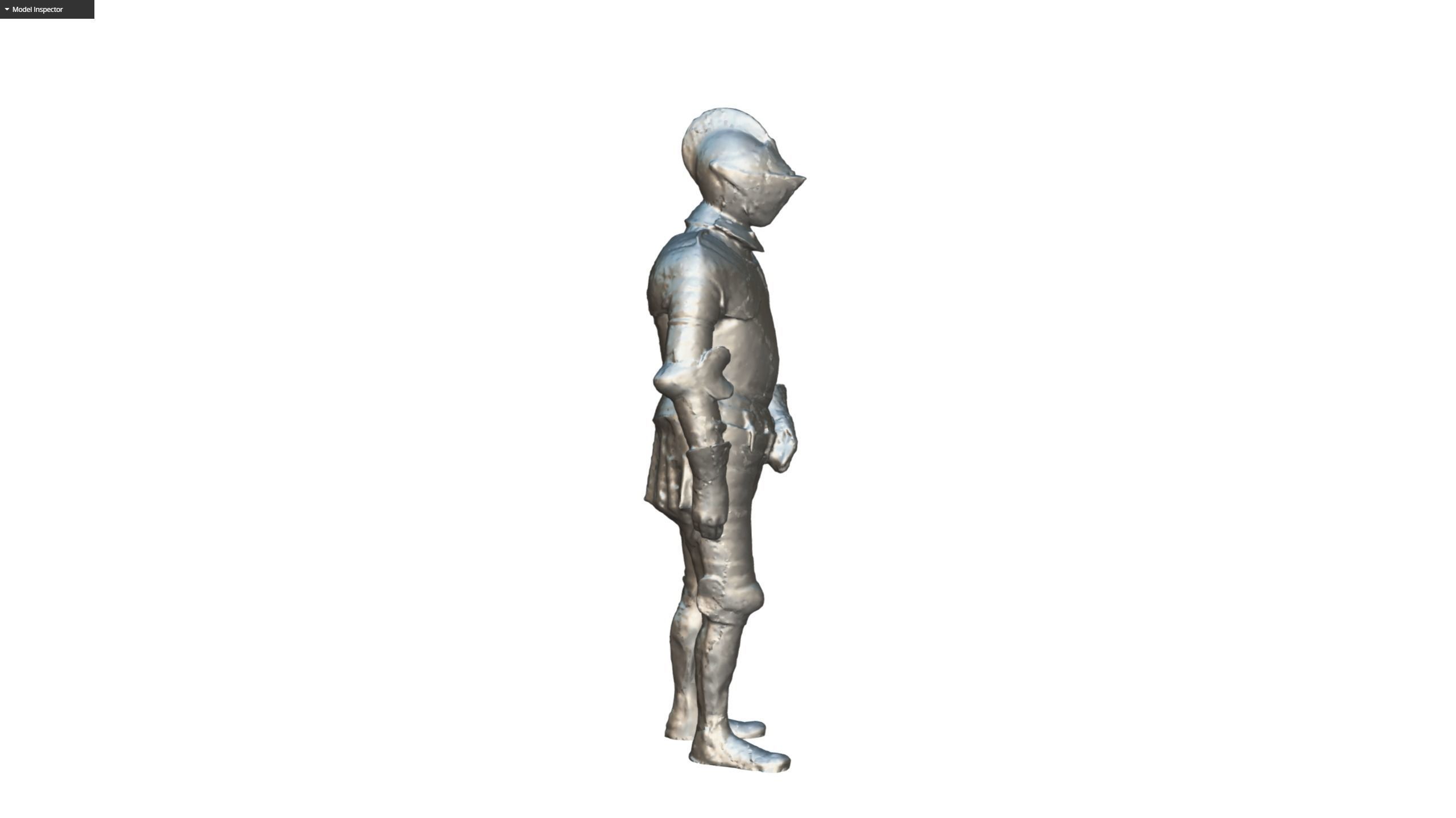 Decorative Knight Armor Suit Scan Free 3D model_23