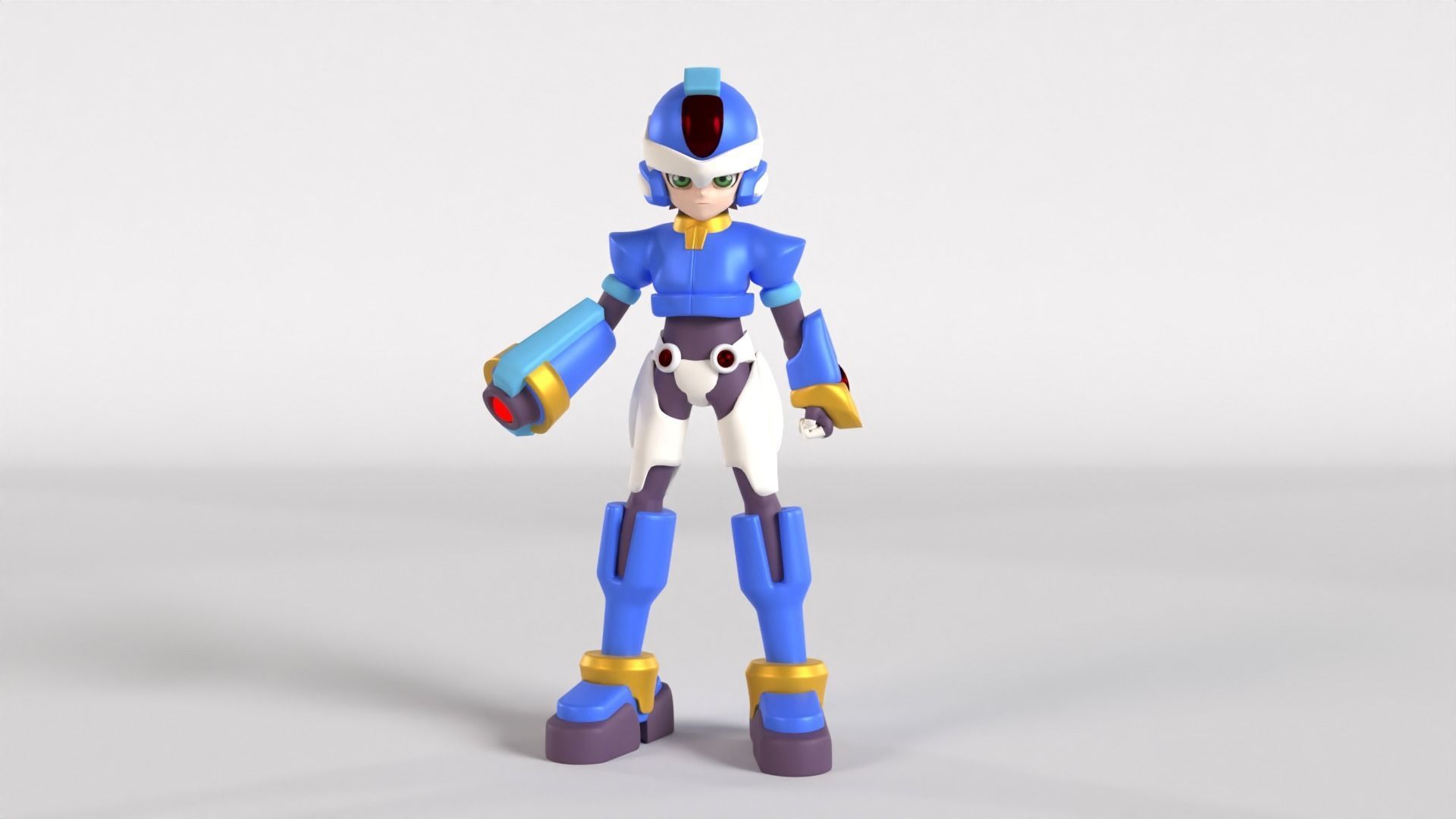 X Model - Megaman ZX 3D model_2