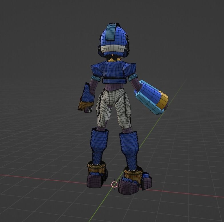 X Model - Megaman ZX 3D model_7
