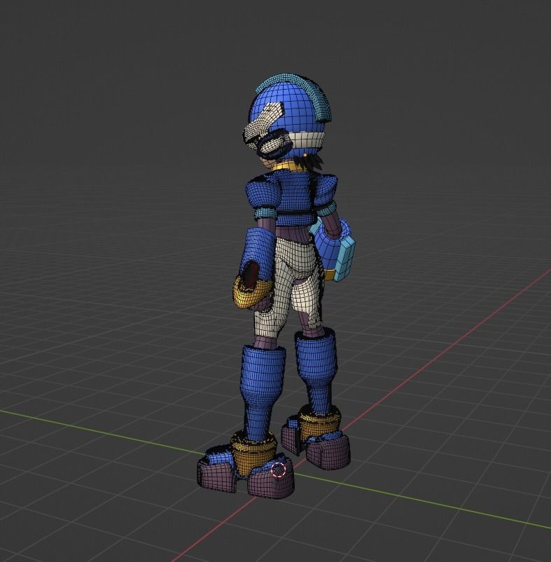 X Model - Megaman ZX 3D model_8